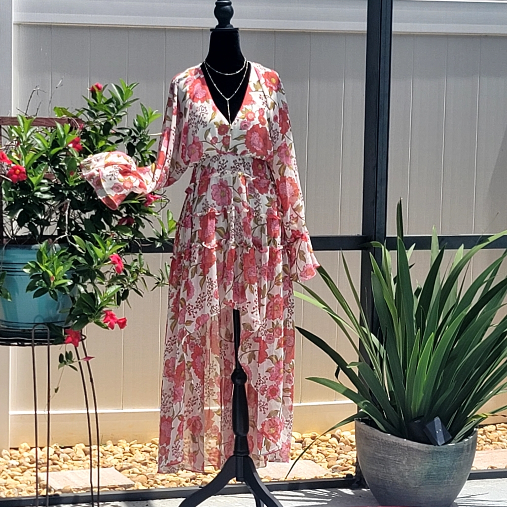 Beautiful BoHo Steve Madden Floral Maxi Dress